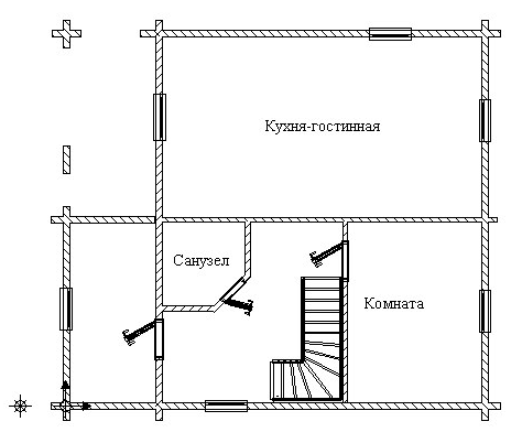 План загородного дома